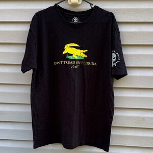 Threeper Gear | Don’t Tread on Florida Black Short Sleeve Shirt size extra large